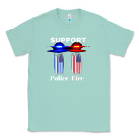 Seafoam support our police & fire departments   1st responders premium Classic Tee - linhVisuals