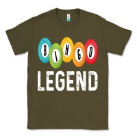 Army Green funny bingo legend bingo balls game Classic Tee - linhVisuals