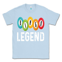 Dusty Blue funny bingo legend bingo balls game Classic Tee - linhVisuals
