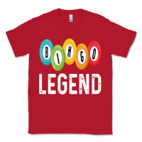 Red funny bingo legend bingo balls game Classic Tee - linhVisuals