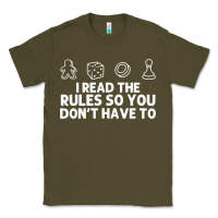Army Green funny board game lovers gamers players Classic Tee - linhVisuals