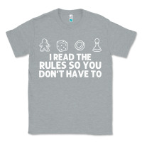 Heather Grey funny board game lovers gamers players Classic Tee - linhVisuals