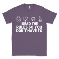 Lavender funny board game lovers gamers players Classic Tee - linhVisuals