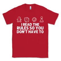Red funny board game lovers gamers players Classic Tee - linhVisuals