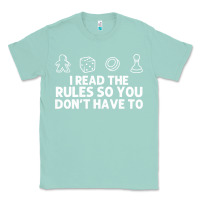 Seafoam funny board game lovers gamers players Classic Tee - linhVisuals