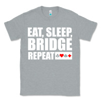 Heather Grey funny bridge card game lover bridge Classic Tee - linhVisuals