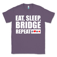 Lavender funny bridge card game lover bridge Classic Tee - linhVisuals