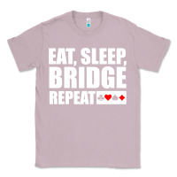 Lilac funny bridge card game lover bridge Classic Tee - linhVisuals