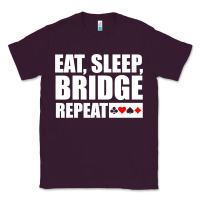 Plum funny bridge card game lover bridge Classic Tee - linhVisuals