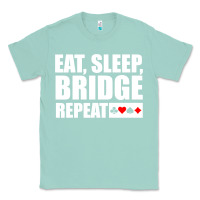 Seafoam funny bridge card game lover bridge Classic Tee - linhVisuals