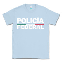 Dusty Blue mexico policia federal mexican police law enforcement Classic Tee - linhVisuals