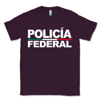Plum mexico policia federal mexican police law enforcement Classic Tee - linhVisuals