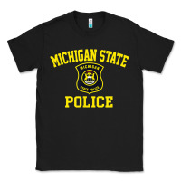 Black michigan state police Classic Tee - linhVisuals