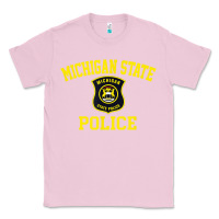 Bubblegum Pink michigan state police Classic Tee - linhVisuals
