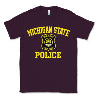 Plum michigan state police Classic Tee - linhVisuals