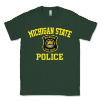 Sports Green michigan state police Classic Tee - linhVisuals