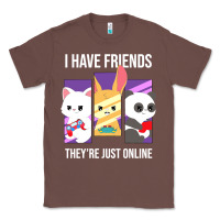 Chestnut i have friends they are just online Classic Tee - linhVisuals