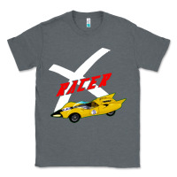 Charcoal Heather racer x Classic Tee - linhVisuals