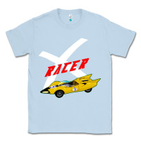 Dusty Blue racer x Classic Tee - linhVisuals