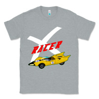 Heather Grey racer x Classic Tee - linhVisuals