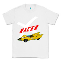 White racer x Classic Tee - linhVisuals