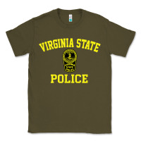 Army Green virginia state police Classic Tee - linhVisuals