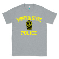 Heather Grey virginia state police Classic Tee - linhVisuals