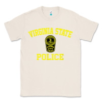 Natural virginia state police Classic Tee - linhVisuals