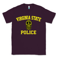 Plum virginia state police Classic Tee - linhVisuals