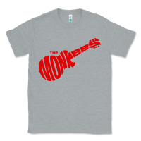Heather Grey red monkees Classic Tee - linhVisuals