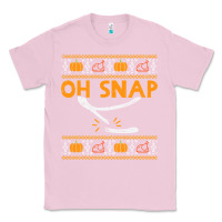 Bubblegum Pink oh snap turkey wishbone funny ugly Classic Tee - linhVisuals