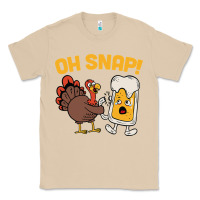 Mushroom oh snap thanksgiving cute turkey day Classic Tee - linhVisuals