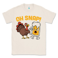 Natural oh snap thanksgiving cute turkey day Classic Tee - linhVisuals