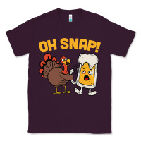 Plum oh snap thanksgiving cute turkey day Classic Tee - linhVisuals