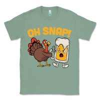 Sage oh snap thanksgiving cute turkey day Classic Tee - linhVisuals