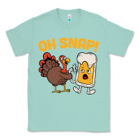Seafoam oh snap thanksgiving cute turkey day Classic Tee - linhVisuals