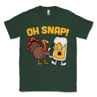 Oh Snap Thanksgiving Cute Turkey Day Classic Tee | Teevron