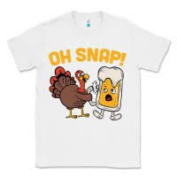 White oh snap thanksgiving cute turkey day Classic Tee - linhVisuals
