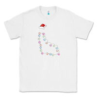 White santa giraffe christmas color led Classic Tee - linhVisuals