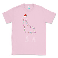 Bubblegum Pink santa giraffe christmas color led Classic Tee - linhVisuals