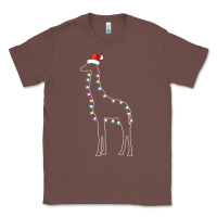 Chestnut santa giraffe christmas color led Classic Tee - linhVisuals