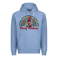 Colony Blue merry christmas gnomes   rainbow Premium Hoodie - BarkalooDesign