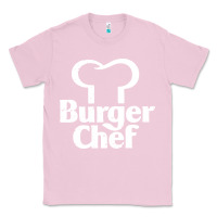 Bubblegum Pink vintage burger chef classic Classic Tee - linhVisuals