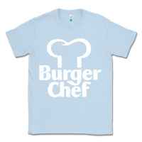 Dusty Blue vintage burger chef classic Classic Tee - linhVisuals