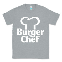 Heather Grey vintage burger chef classic Classic Tee - linhVisuals