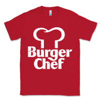 Red vintage burger chef classic Classic Tee - linhVisuals