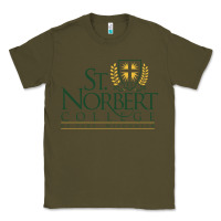 Army Green St. Norbert College Classic Tee - linhVisuals