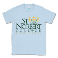 Dusty Blue St. Norbert College Classic Tee - linhVisuals