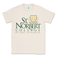 Natural St. Norbert College Classic Tee - linhVisuals