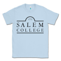 Dusty Blue Salem College Classic Tee - linhVisuals